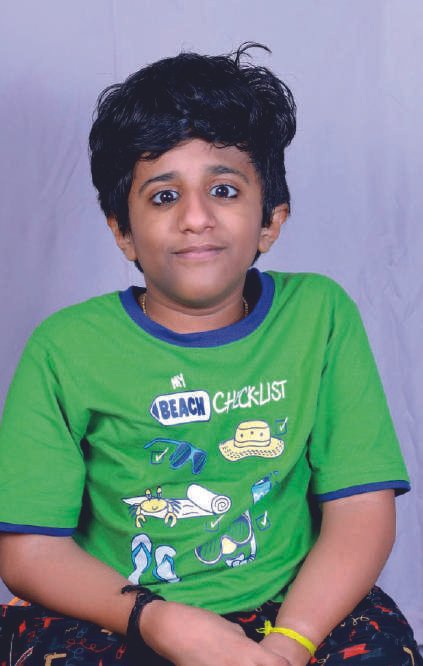 Aadithya Suresh, portrait on the named page of the 2023 government award citation