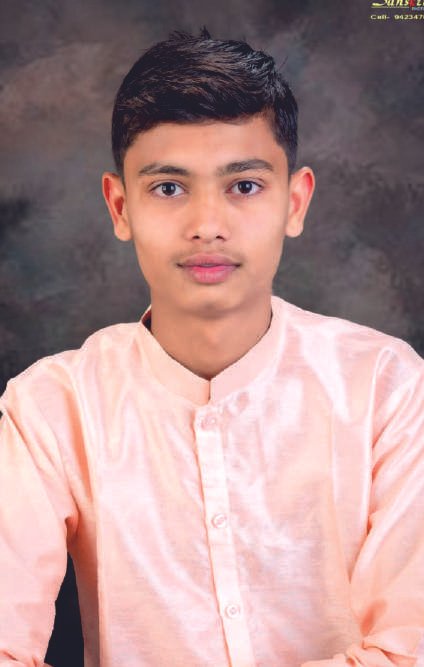 Rohan Ramchandra Bahir, portrait on the named page of the 2023 government award citation